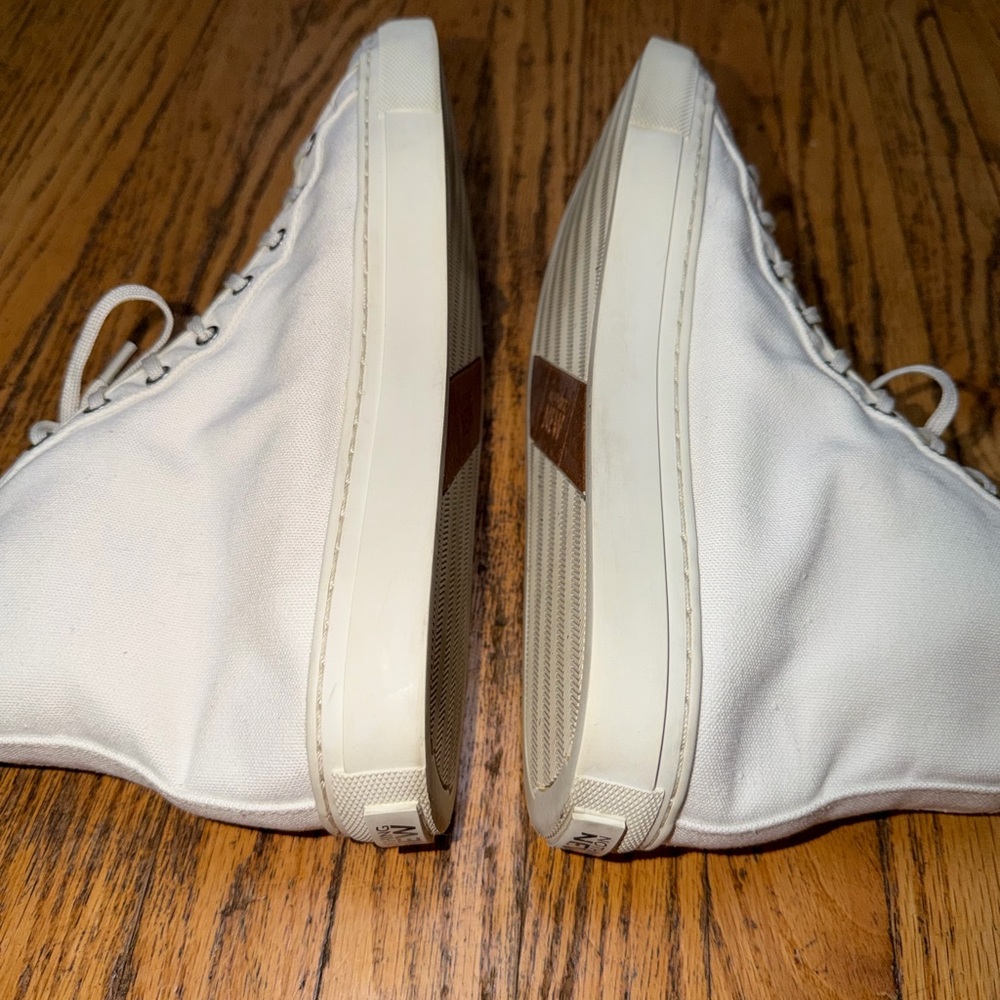 Nothing New White High-Top Sneakers Sz Men’s 10M - Picture 11 of 14